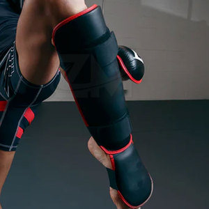<b>Cheap</b> Price Best Quality Custom Shin <b>Pad</b> Custom Elastic Shin <b>Pad</b> Kick Boxing Shin <b>Pad</b> Made In Pakistan - Product Image 3