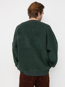 เสื้อสเวตเตอร์คอกลมของผู้ชายเสื้อสเวตเชิ้ตแบบหนา350 GSM โอเวอร์ไซส์ออกแบบได้ตามต้องการมีสีบล็อกกราฟิก - Product Image 4