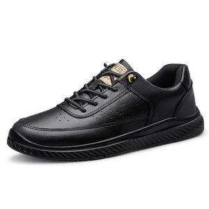 Zapatos Deportivos Casuales de Cuero para Hombre, Transpirables, Ligeros, Antideslizantes, con Aumento de Altura de 6 cm, para Primavera/Verano/Otoño/Invierno, Cálidos y Acolchados - Product Image 5