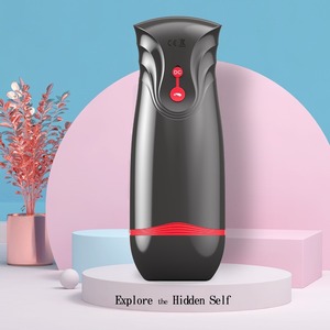 Masturbateur à aspiration automatique Black Warrior avec vibrations multi-fréquences - Product Image 1