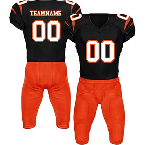 Uniforme de fútbol americano personalizado de estilo profesional con el nombre y número de su equipo Ajuste cómodo Perfecto para todos los partidos - Product Image 1