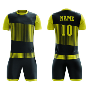 Fabricants Conceptions Uniforme de Football pour Adultes Sublimation sur Mesure Logo Hommes Entraînement Sports de Plein Air Porter Uniforme de Football - Product Image 4