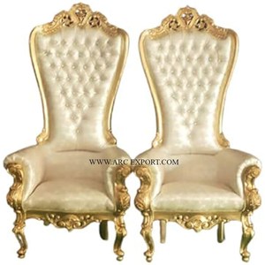 Muebles de aspecto atractivo, silla de boda, la mejor calidad, asiento de cuero de Color blanco y dorado, muebles de Metal para hoteles, silla a buen precio - Product Image 2