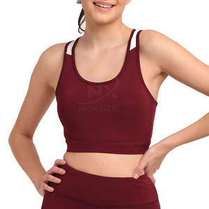 NOORX SPORTS Soutien-gorge de sport pour femme au design unique, en Spandex/Polyester, maintien moyen, séchage rapide, respirant, logo personnalisé, meilleure vente - Product Image 1