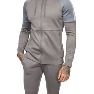 ชุดกีฬามีฮู้ดและกางเกงวิ่งสำหรับผู้ชายชุดวอร์มมีซิปดีไซน์ตามสั่ง - Product Image 2