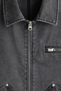 Vintage Jacket Denim Winter Worker Casual Jacket Canvas Truck Driver Men's Work <b>Clothes</b> Comfortable Warm Men Jacket - Product Image 3