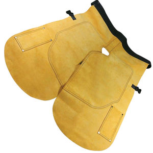 Vente en gros sur mesure durable tablier de ferrage de forgeron équipement de travail professionnel tabliers de protection en cuir réutilisables de maréchal-ferrant noir - Product Image 6