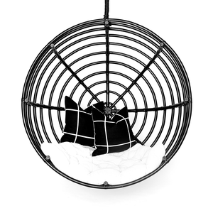 Boho inspiré lune balançoire chaise multi-usages durable rotin cocon patio véranda chaises restaurant hôtel décor - Product Image 4