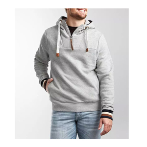 เสื้อฮู้ดดี้ผู้ชายแบบสวมใส่สบาย ระบายอากาศได้ดี กันลม  ผ้าฝ้าย 100% คุณภาพสูง สำหรับฤดูหนาว สีพื้น  รับสกรีนโลโก้ตามสั่ง ขายส่ง - Product Image 1
