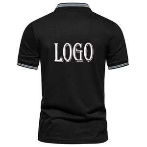 เสื้อโปโลสำหรับผู้ชายเสื้อยืดโปโลปักโลโก้ผ้าฝ้ายนุ่มสำหรับเด็ก - Product Image 4