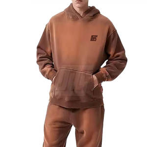 Ensemble de survêtement pour homme en denim délavé, coupe ample, style streetwear, pour un usage quotidien et une mode confortable - Product Image 6