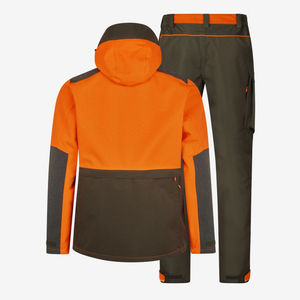 Combinaison de chasse unisexe sur mesure de qualité supérieure, manches longues, fermeture éclair, capuche, multi-poches, survêtement, randonnée hivernale, coupe-vent, imprimé - Product Image 2