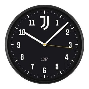 JUVENTUS 30cm <b>White</b> and Black Wall <b>Clock</b> Model 00875JU2 - Product Image 1