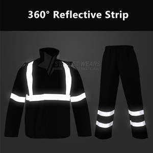 Service OEM personnalisé, fourniture d'usine, combinaisons de travail haute visibilité ignifuges et respirantes, manches longues, certifiées CE pour - Product Image 4