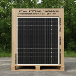 Panneau solaire monocristallin PERC bifacial de type N UKE Solar UKE285P6-60H 550W sur palette - Product Image 3
