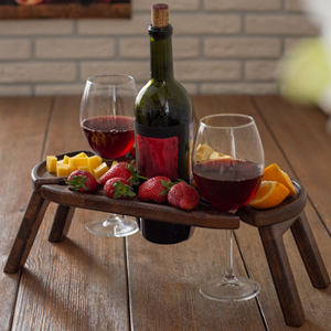 Mini Table à vin extérieure en bois Table de pique-nique en bois petite table de pique-nique en bois pour la fête de camping du Vietnam - Product Image 5