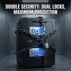 2026 स्टील वॉल्ट फ्रंट रोटरी लोडिंग कैश डिपोजिटरी सुरक्षा सुरक्षित बॉक्स ड्रॉप स्लॉट के साथ - Product Image 5