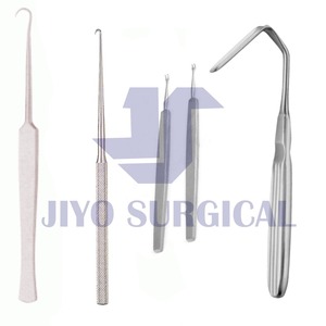 Aufricht Lot de 4 écarteurs nasaux 8.5mm de largeur et 45mm de longueur Outil ORL manuel à crochet simple et double broche - Product Image 6