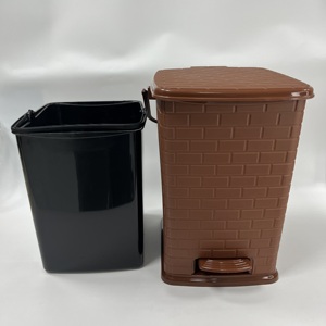 Cubo de basura de plástico de Vietnam, plástico duradero, sin BPA, ahorro de espacio, Etiqueta Privada, logotipo personalizado, precio competitivo - Product Image 5