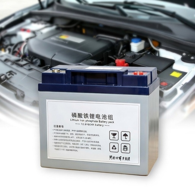 12V 60Ah 100ah 150ah Auto Start Battery Long Life High Power Car Vehicles Truck starter Battery OEM Customizable LiFePO4 Battery