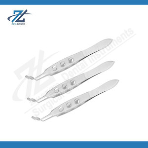 Pince à épiler ophtalmique professionnelle pour massage des paupières, en acier inoxydable, instrument de chirurgie plastique cosmétique, fabriqué au Pakistan - Product Image 5