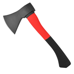 High Carbon Steel Axe Durable Wood Cutting Hatchet with Polished Head and <b>Plastic</b> Handle Industrial Grade - Product Image 3
