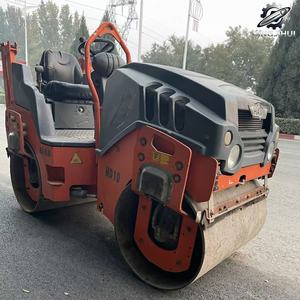 Compacteur vibrant à double tambour HAMM HD10 d'occasion, poids de travail 3 tonnes, marque allemande d'origine, compacteur de petite taille - Product Image 3