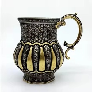 Taza de cobre martillado artesanal diseñada para cocinas modernas, barras elegantes y colecciones de vasos de lujo - Product Image 2