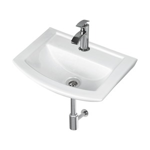 Lavabo de porcelana de cerámica para uso en el hogar, la cocina, la sala de estar y el baño-Lavabo blanco Lavabo Sanitario 12x18 - Product Image 6