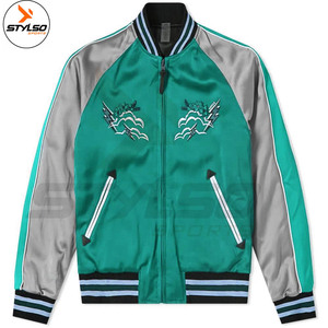 Custom Made Satin Varsity Jacket for Winter for Baseball or Other Sports - Product Image 6