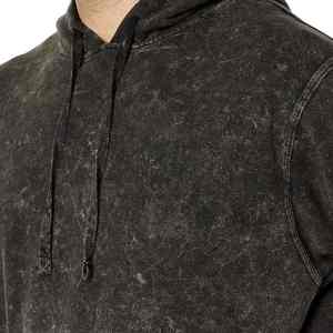 Chándal de lavado ácido para hombre anticontracción, chándal de lavado ácido cómodo y exigente con logotipo personalizado, servicio OEM - Product Image 4