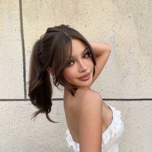 Luanne-DWY Long-Length Natural Wavy Brown Glueless Synthetic <b>Wig</b> Transparent Lace Front Middle Part Synthetic <b>Wigs</b> for Women - Product Image 3