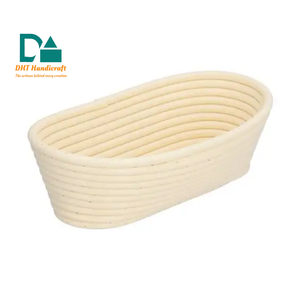 Professional Eco-Friendly Rattan Bread Proofing <b>Basket</b> with Free Samples White Round for Bakery Use - Product Image 4