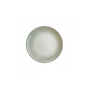 Plato Plano de Porcelana Bonna Sway Gourmet de 21 cm, Diseño Elegante y Minimalista, Apto para Lavavajillas, para Servir y Presentar en Fiestas - Product Image 1