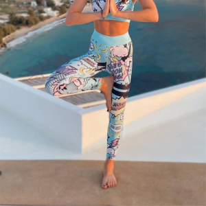 2022 quantité minimale de commande Logo personnalisé grande taille Sublimation femmes Scrunch fesses Leggings pantalon de Yoga Leggings de gymnastique S-4XL - Product Image 5