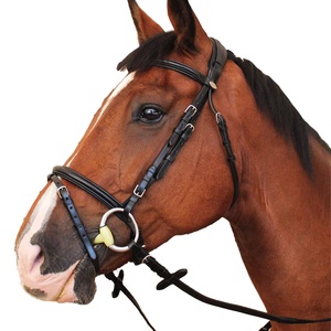 Impresionante brida de cuero Venta al por mayor precio barato de alta calidad Real Leather Horse Brida Venta al por mayor precio barato de alta calidad Real - Product Image 1