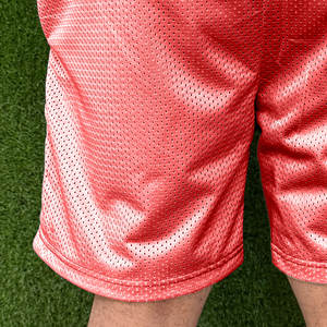 Shorts de sport pour hommes en maille unie respirante, vêtements de sport pour la salle de gym, logo personnalisé, imperméables, séchage rapide, shorts d'entraînement sportifs - Product Image 6