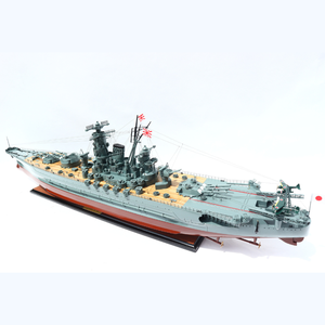 Gia nhien เรือโมเดลไม้ยามาโตะ, เรือจำลองทำจากไม้ธรรมชาติคุณภาพสูงเทคนิคการแกะสลักโลหะและงานหัตถกรรม - Product Image 6