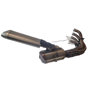 Sistema di Scarico Completo Yamaha R6, Silenziatore per Moto in Acciaio Inox con Terminale Originale Yamaha, Nuova Condizione - Product Image 2