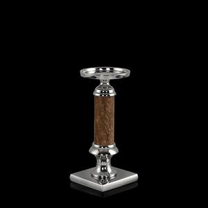 Vente en gros de lanternes bougeoirs artisanales en cristal de style corde en aluminium texturé brut écologique et durable pour la Saint-Valentin - Product Image 5