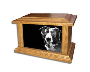 Hot Selling Modern American Style Cat and <b>Dog</b> <b>Ashes</b> Memorial Urn with Photo Frame Quality Pet <b>Keepsake</b> Urn Funeral Supplies - Product Image 2