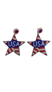 Pendientes de Navidad con Cuentas Bordadas, Hechos a Mano, Regalo de Navidad con Bordado de Cuentas Personalizado, JAVED HANDICRAFTS JH-1985 - Product Image 2