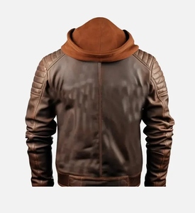 La chaqueta de invierno ajustada para hombre más vendida, diseño personalizado con características únicas de cuero - Product Image 4