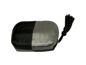 Sacs à cosmétiques en cuir noir de haute qualité avec prix de l'étui de maquillage de petite taille Tassel - Product Image 2