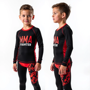 Custom Rash Guard MMA Brazilian jiu jitsu Camiseta de entrenamiento de manga larga Anti UV Sublimado Jiu Jitsu Kimono de Jiu Jitsu - Product Image 4