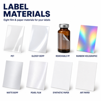 Étiquettes personnalisées en PET découpées à la forme du logo, étanches, pour flacons cosmétiques 3ml 5ml 10ml, autocollantes sur rouleau – Fournisseur