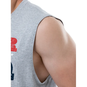 Camiseta sin mangas para hombre, 100% algodón, cómoda, transpirable, personalizada, de calidad superior, camiseta de gimnasio, tejido de punto Bangladesh - Product Image 5