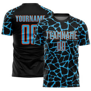 Camiseta de fútbol personalizada Unisex de alta calidad para adultos, uniformes de fútbol de secado rápido, nombres personalizados, números, ropa fabricada - Product Image 1
