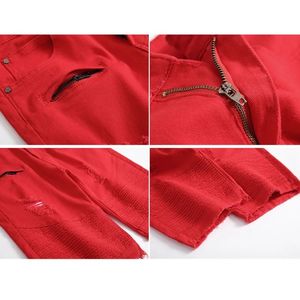 <b>Men's</b> Fashion Ripped Jeans <b>Shorts</b> with Pleated Pockets Solid Pattern Eco-Friendly Denim <b>Shorts</b> - Product Image 2