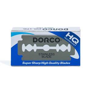 Lames de rasoir de sûreté à double tranchant Dorco ST300 Platinum, lot de 1000, en acier inoxydable, recharges pour rasoir DE, rasage lisse, vente en gros - Product Image 2